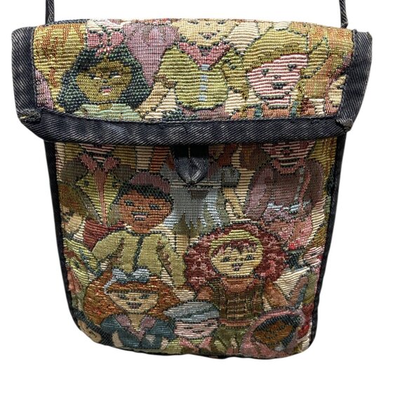 Children Of The World Crossbody Bag Beige One Size Vintage - Picture 4 of 9